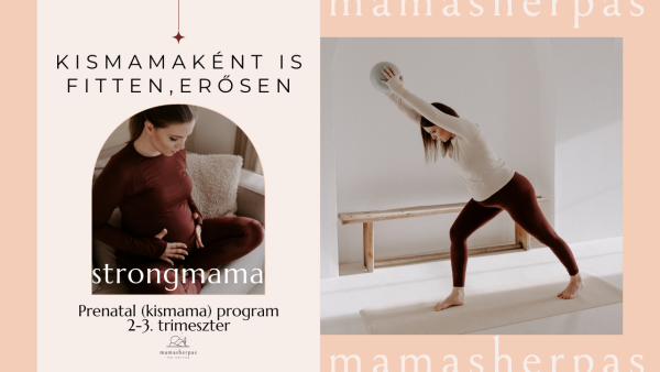 Strongmama Prenatal Program 2-3. trimeszter - A programot a www.strongmama.hu oldalon tudod megvásárolni.